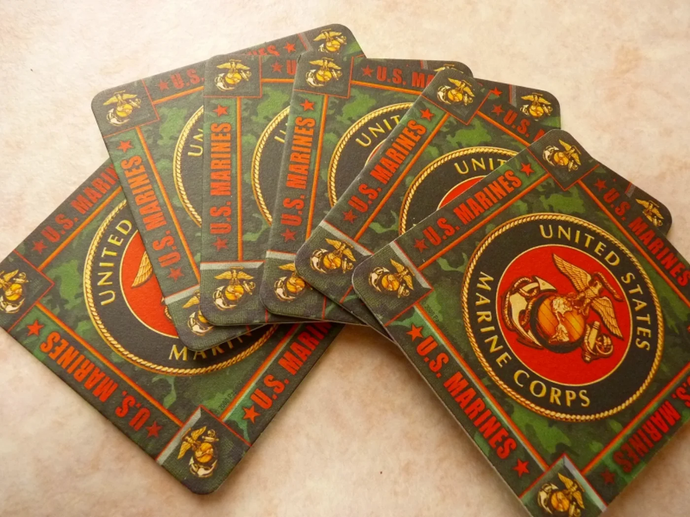 ミリタリーショップ 南国百貨店.COM|沖縄 USMC コースター １枚 [Q-1169] - USMC コースター １ 記録写真6