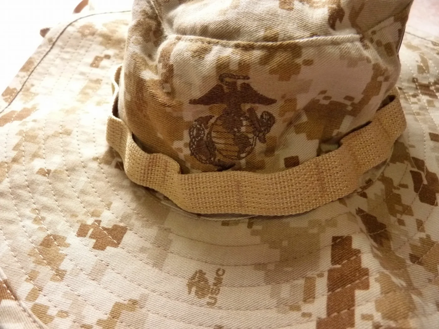 ミリタリーショップ 南国百貨店.COM|沖縄 USMC マーパット デザート ブーニーハット M 新品 [ZZ Q-11 記録写真3
