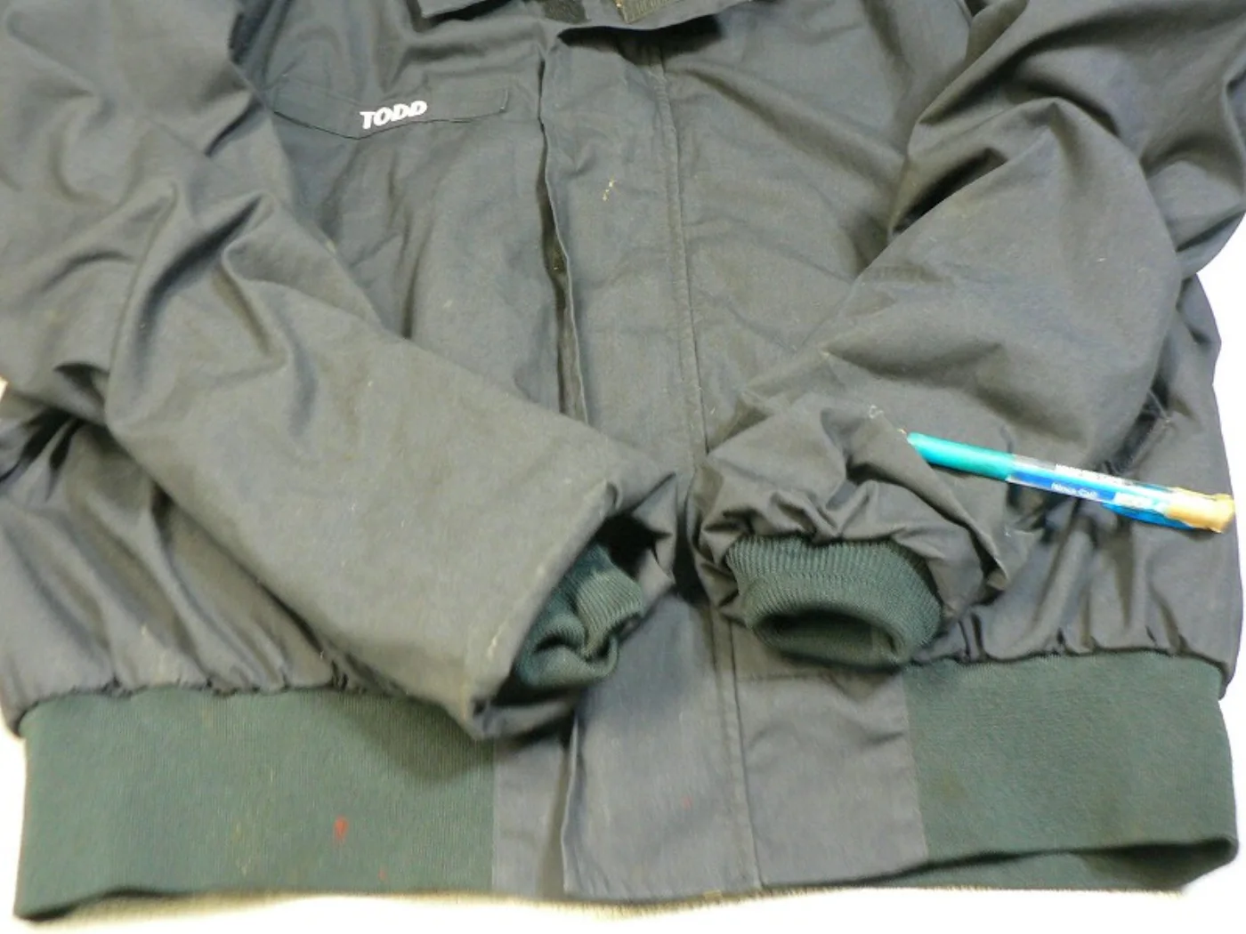 米軍官給品 ユーティリティージャケット 黒 L-S 記録写真3
