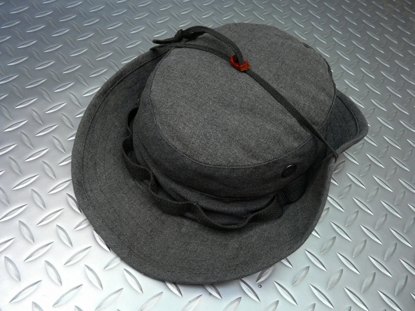 ミリタリーショップ 南国百貨店.COM|沖縄 ブーニーハット 珍しい黒色 7(1/2) 60cm L [ZZ E-130 記録写真4