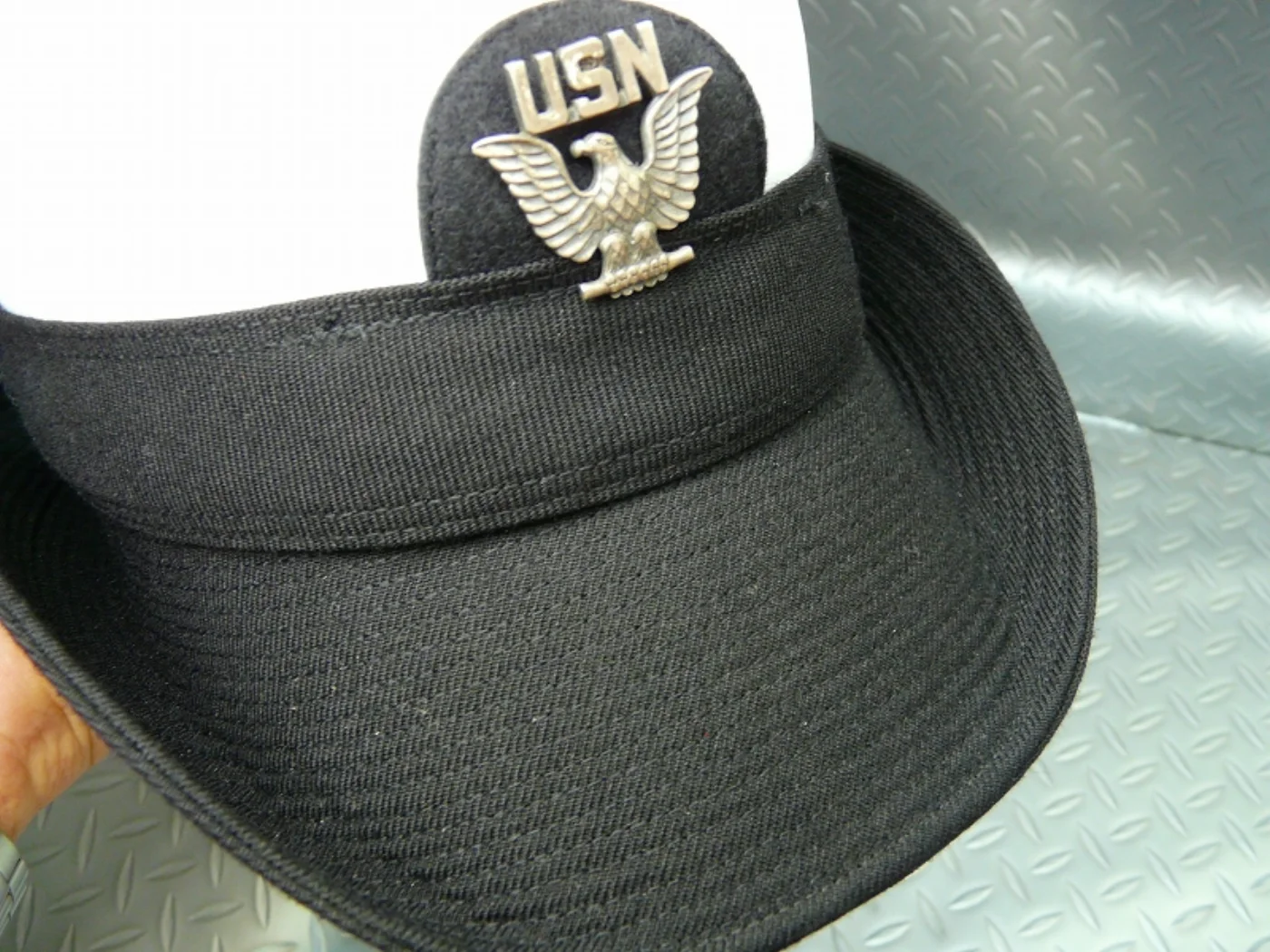 米海軍 女性用コンビネーションハット USN徽章付き 記録写真4