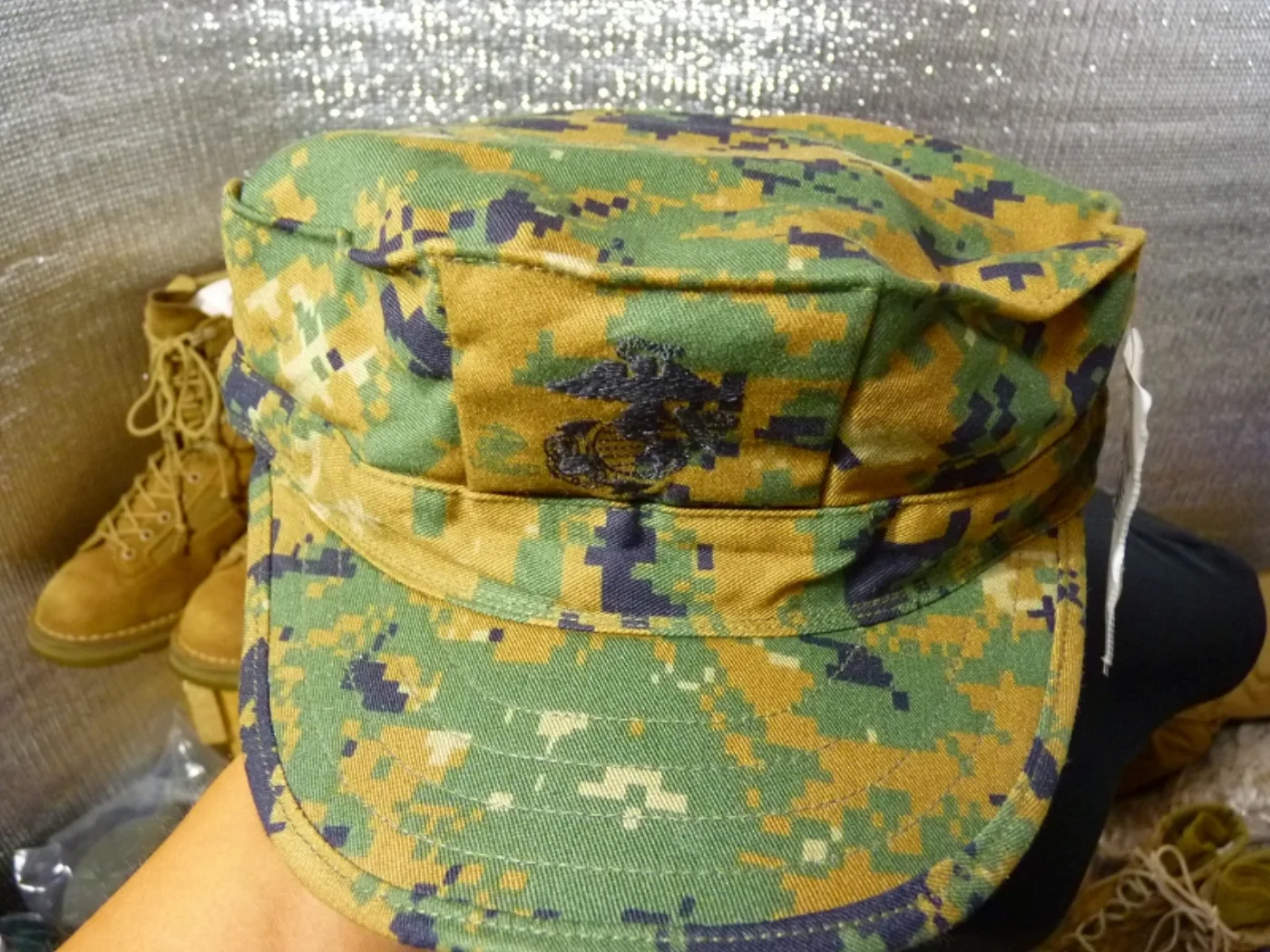 ミリタリーショップ 南国百貨店.COM|沖縄 八角帽 USMC マーパット 稀少 L 新品 [ZZ Q-1198] - 記録写真4