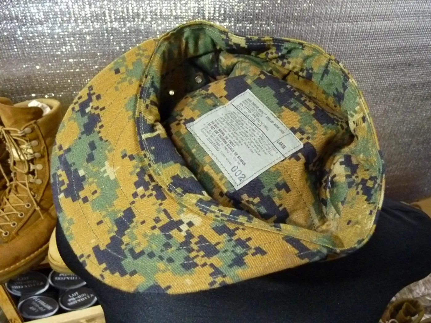 ミリタリーショップ 南国百貨店.COM|沖縄 八角帽 USMC マーパット 稀少 L 新品 [ZZ Q-1198] - 記録写真6