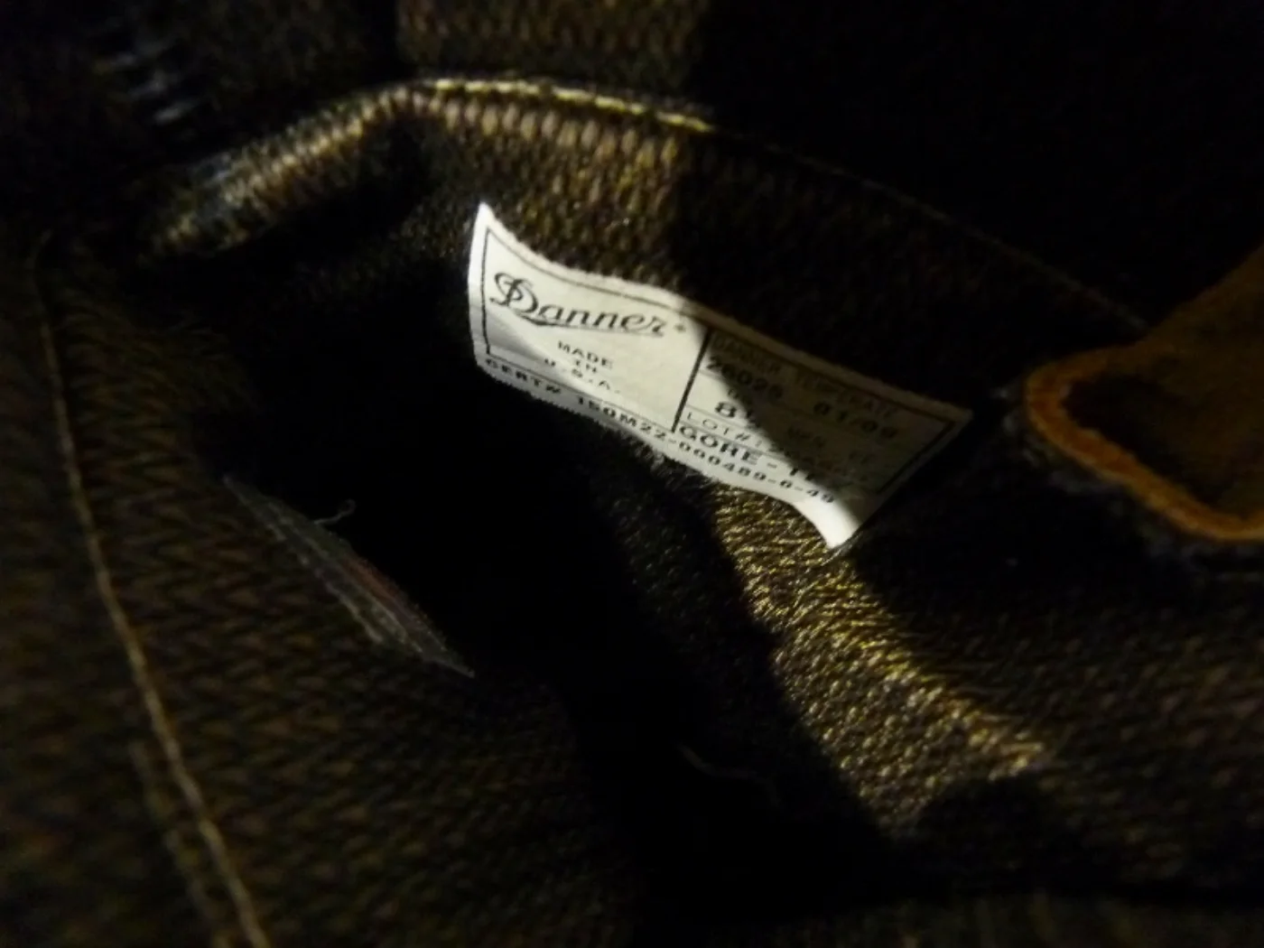ミリタリーショップ 南国百貨店.COM|沖縄 USMC採用のDanner ダナー ゴアテックスブーツ 8(1/2) 26 記録写真5