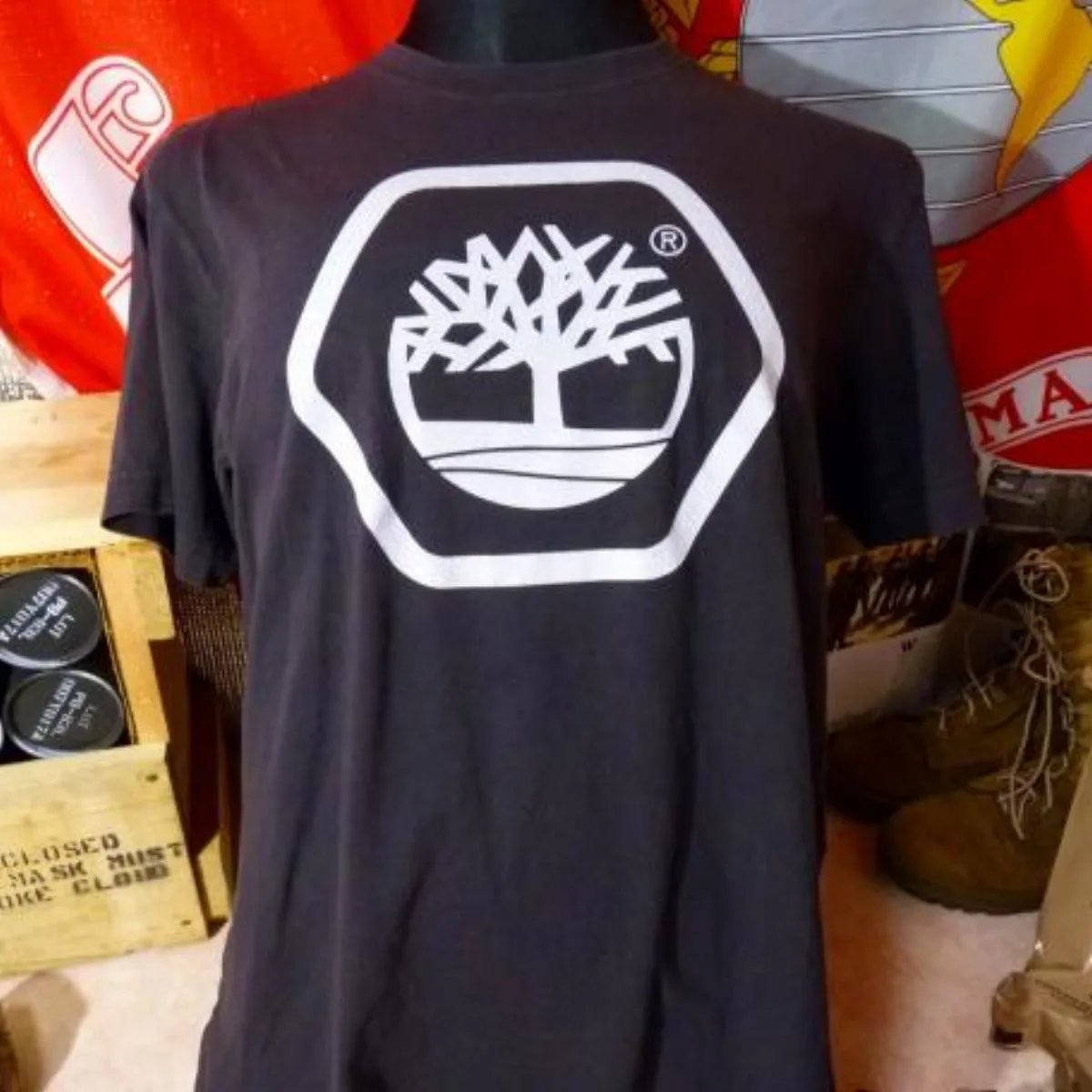 ミリタリーショップ 南国百貨店.COM|沖縄 Timberland Tシャツ XL [ZZ Q-1250] - Timb 記録写真1