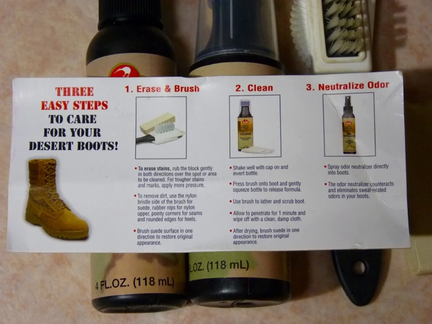 ミリタリーショップ 南国百貨店.COM|沖縄 KIWI FOR DESERT BOOTS RECRUIT CARE KI 記録写真5