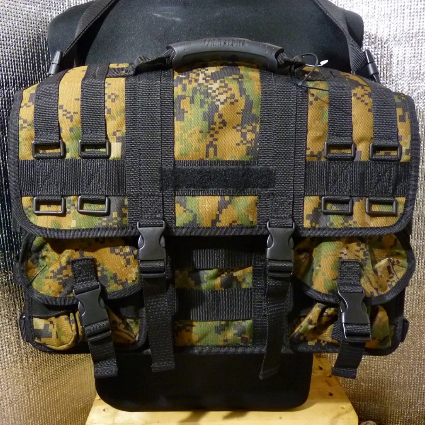 ミリタリーショップ 南国百貨店.COM|沖縄 USMC マーパット ウッドランド ショルダーバッグ 新品 [Q-1220 記録写真2
