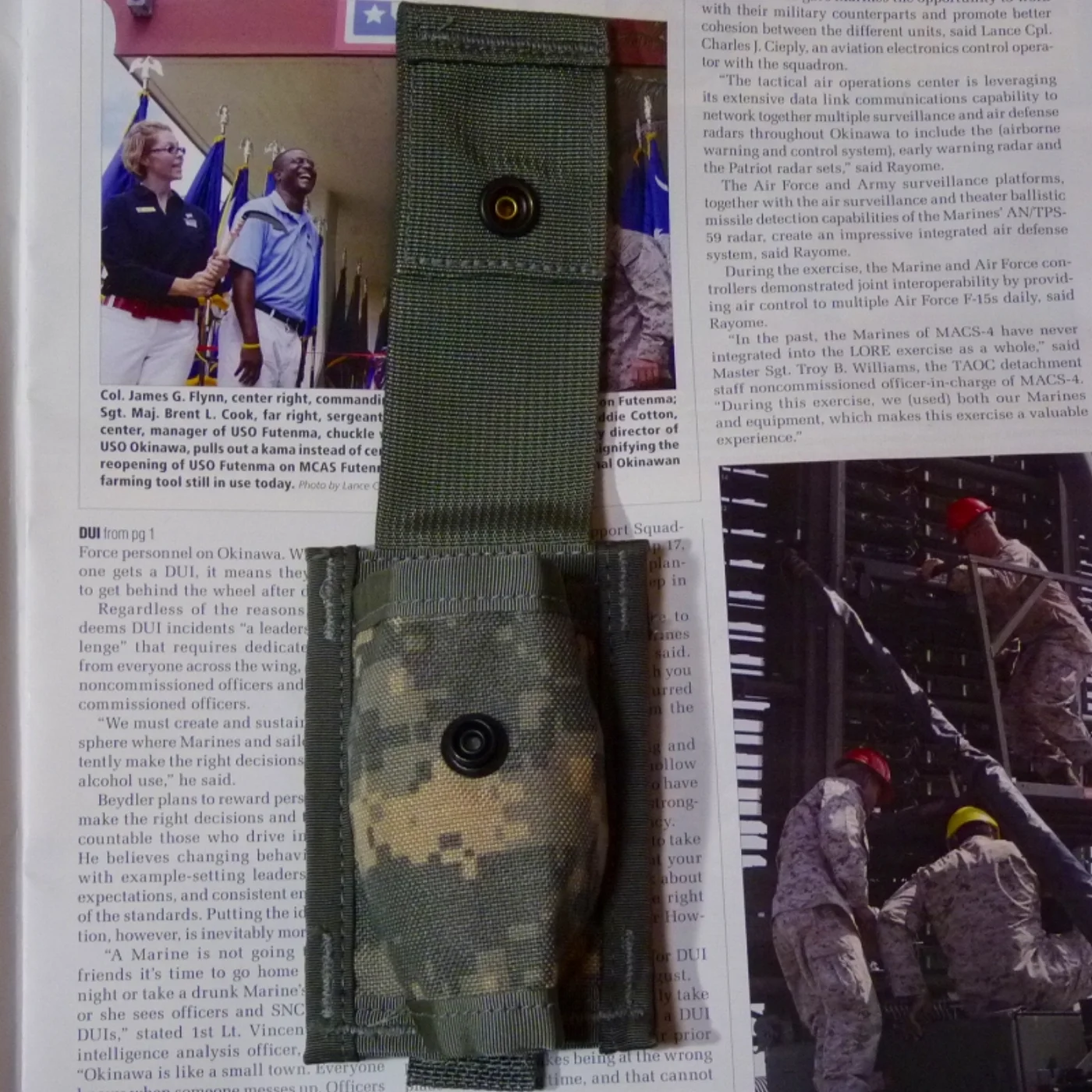 ミリタリーショップ 南国百貨店.COM|沖縄 MOLLE II 40MM GRENADE POUCH(S) ACU [Z 記録写真3
