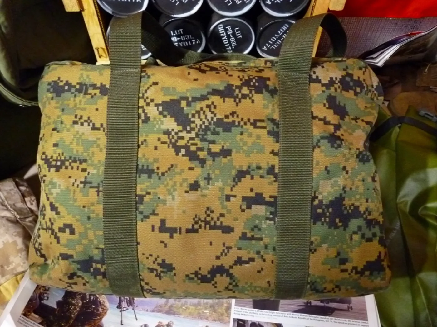 ミリタリーショップ 南国百貨店.COM|沖縄 USMC マーパット KITBAG ※ワケあり特価品 [Q-1317] - 記録写真5