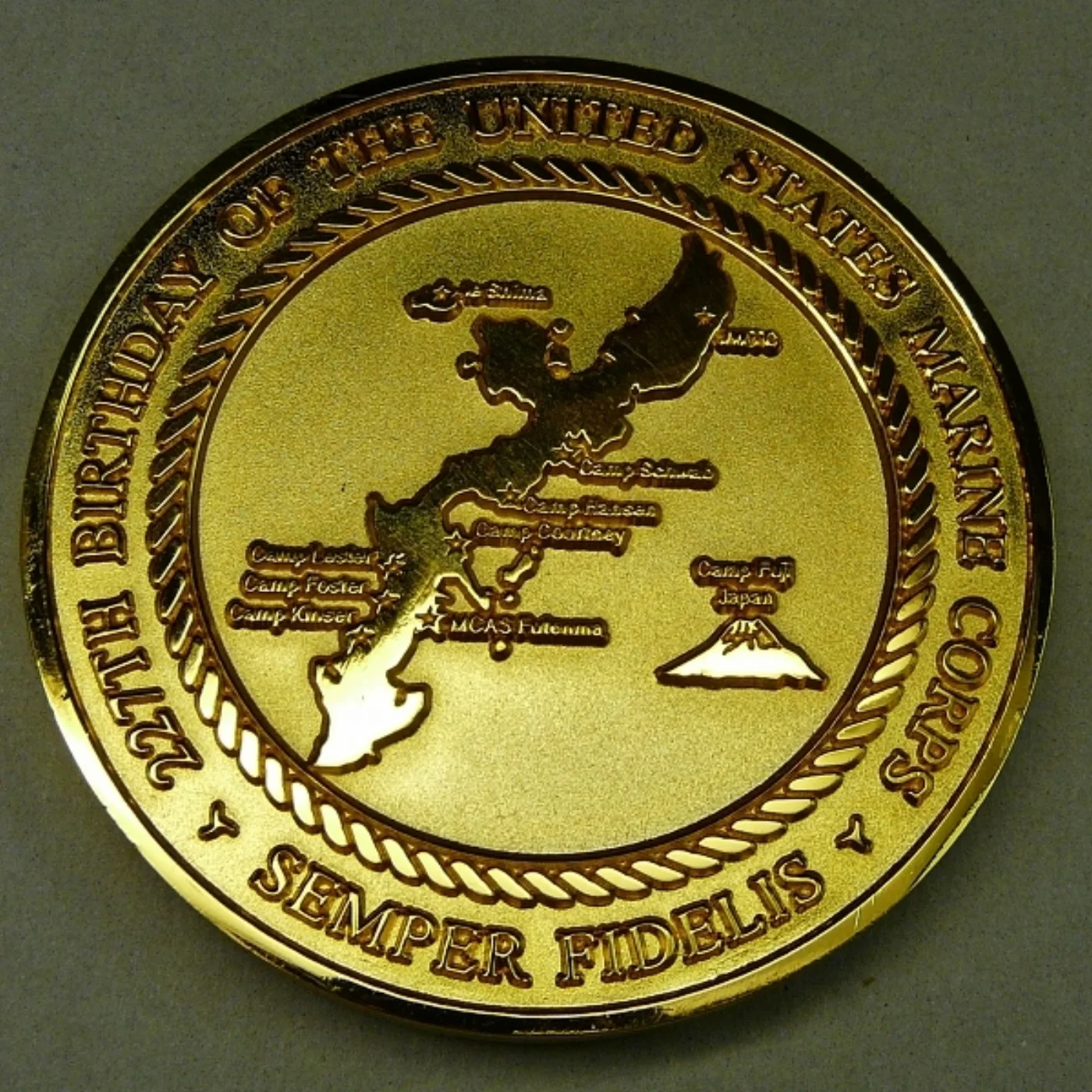 ミリタリーショップ 南国百貨店.COM|沖縄 バースデーコイン 227TH BIRTHDAY USMC [ZZ X-35 記録写真5