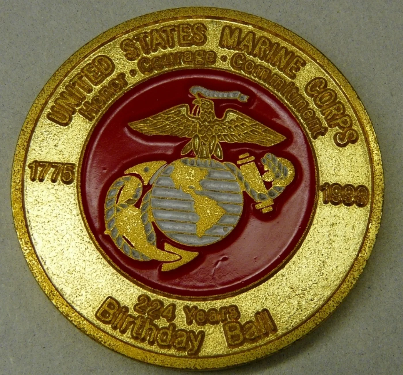 ミリタリーショップ 南国百貨店.COM|沖縄 バースデーコイン 224TH BIRTHDAY USMC [ZZ X-35 記録写真3