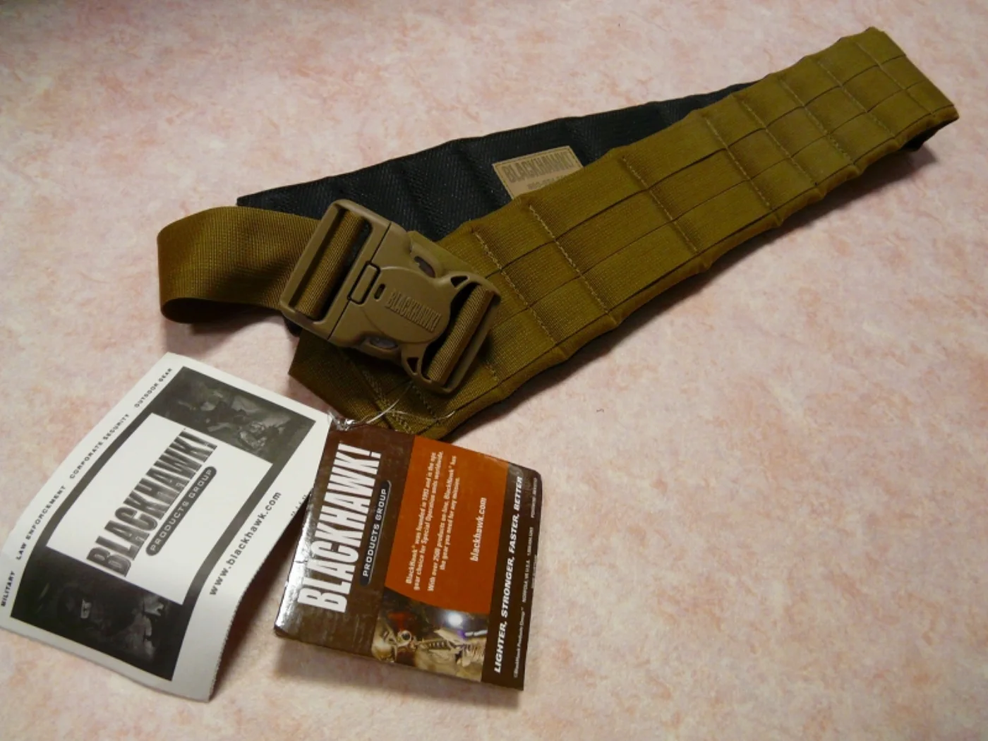 ミリタリーショップ 南国百貨店.COM|沖縄 BLACKHAWK! コヨーテ ウエストベルト 新品 M [Q-662] 記録写真2