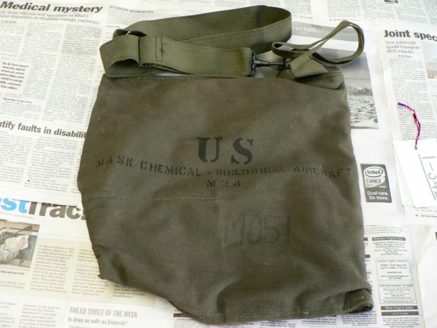 ミリタリーショップ 南国百貨店.COM|沖縄 CHEMICAL BAG [I-342] - CHEMICAL BAG薄型 記録写真3