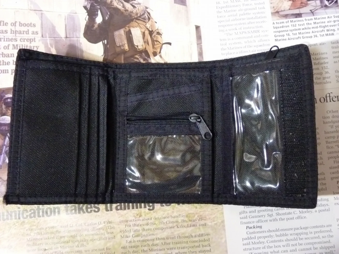ミリタリーショップ 南国百貨店.COM|沖縄 USMC 財布 [Q-1353] - USMC 財布（サイフ）パスケース付 記録写真3