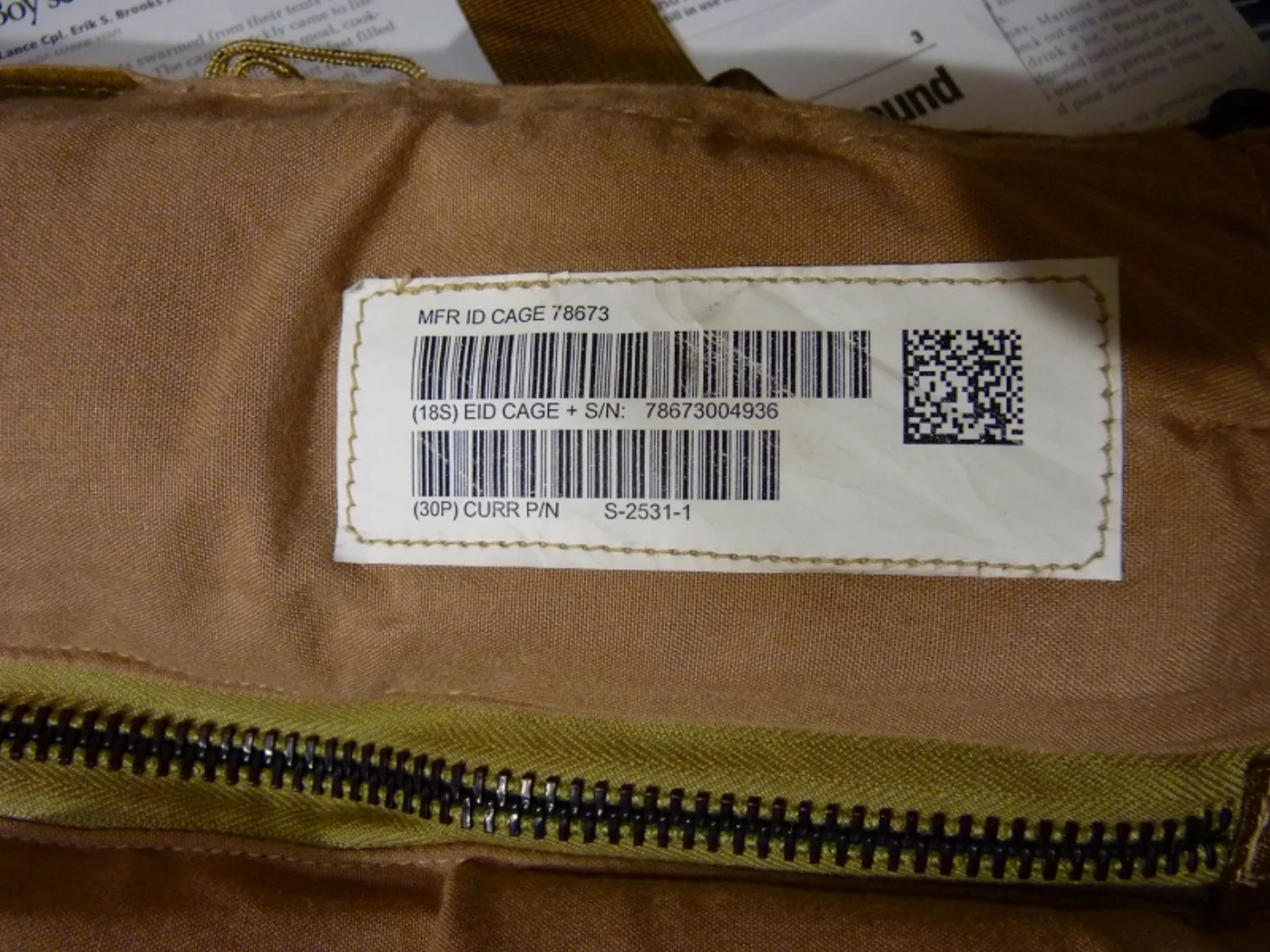 ミリタリーショップ 南国百貨店.COM|沖縄 ライフプリザーバー TAN [Q-1358] - ライフプリザーバーTAN 記録写真3