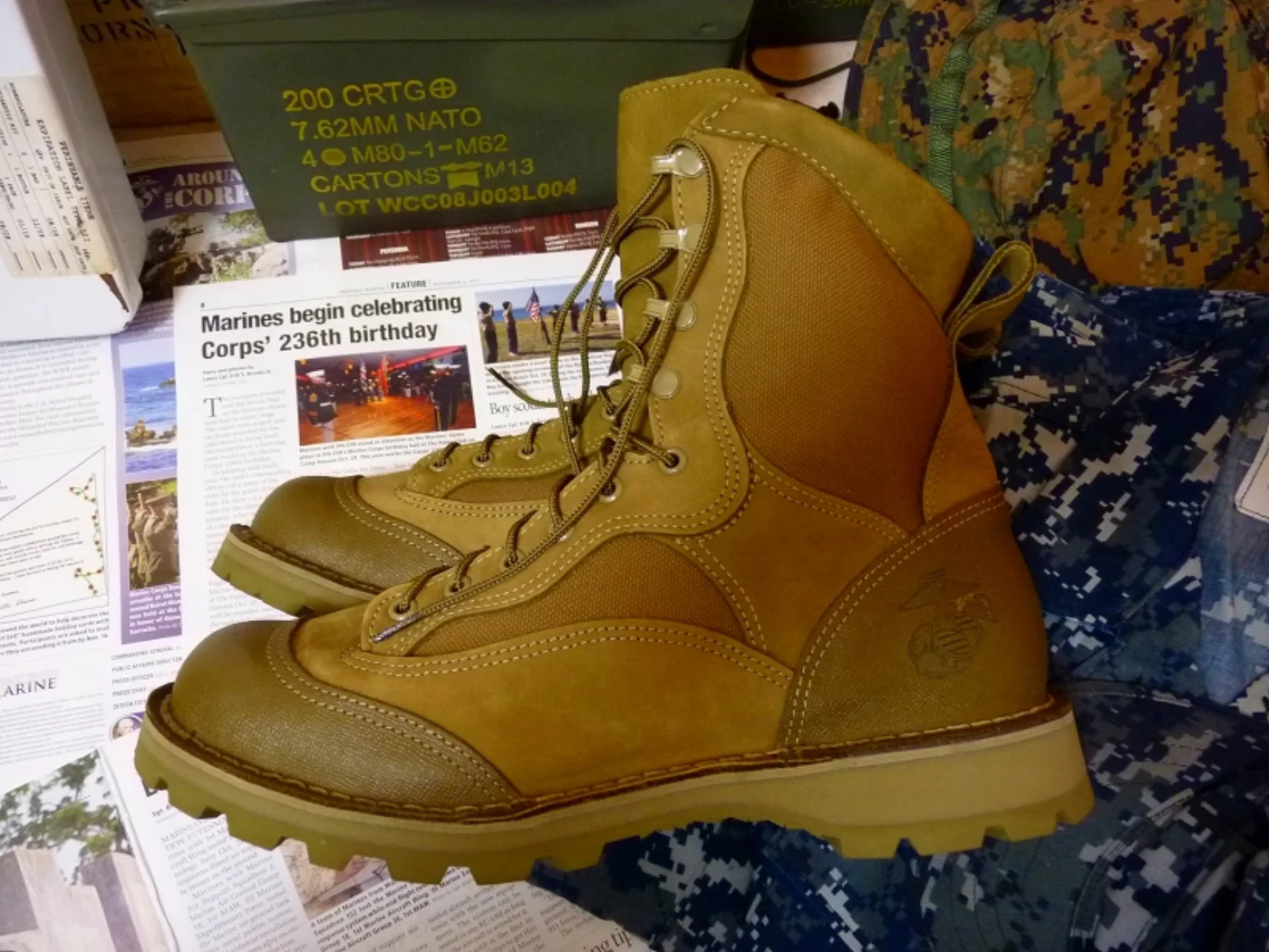 ミリタリーショップ 南国百貨店.COM|沖縄 USMC Danner ゴアテックスブーツ 10.5 (28.5cm) 未 記録写真3