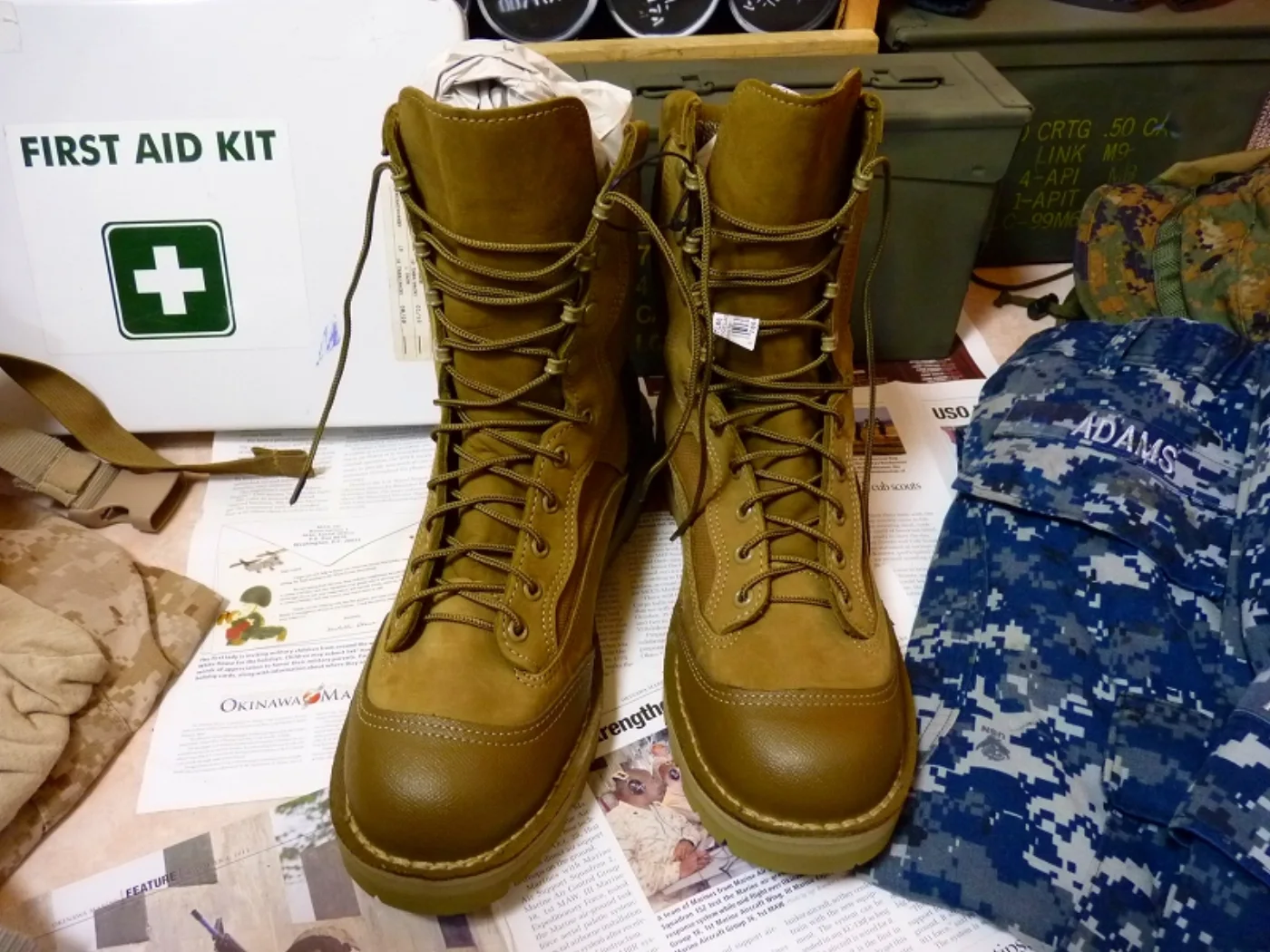 ミリタリーショップ 南国百貨店.COM|沖縄 USMC Danner ゴアテックスブーツ 10.5 (28.5cm) 未 記録写真6