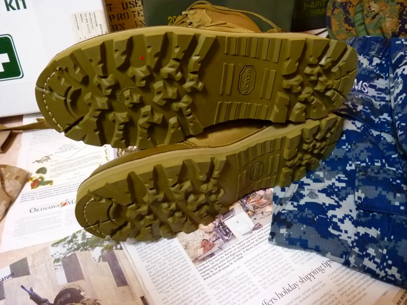 ミリタリーショップ 南国百貨店.COM|沖縄 USMC Danner ゴアテックスブーツ 10.5 (28.5cm) 未 記録写真8