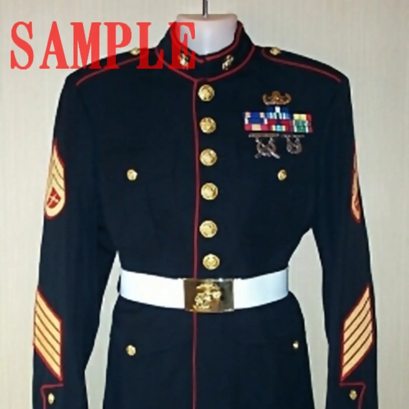 ミリタリーショップ 南国百貨店.COM|沖縄 USMC 正装用 ドレスベルト 未使用品 [Q-1372] - USMC 記録写真6