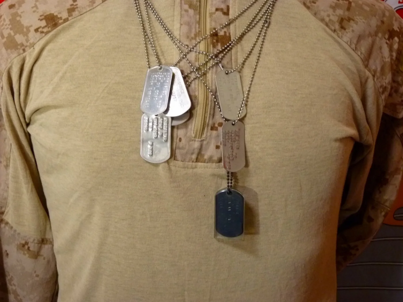 ミリタリーショップ 南国百貨店.COM|沖縄 DOGTAG ドッグタグ 米軍実物 [Q-1400] - DOGTAG ド 記録写真2
