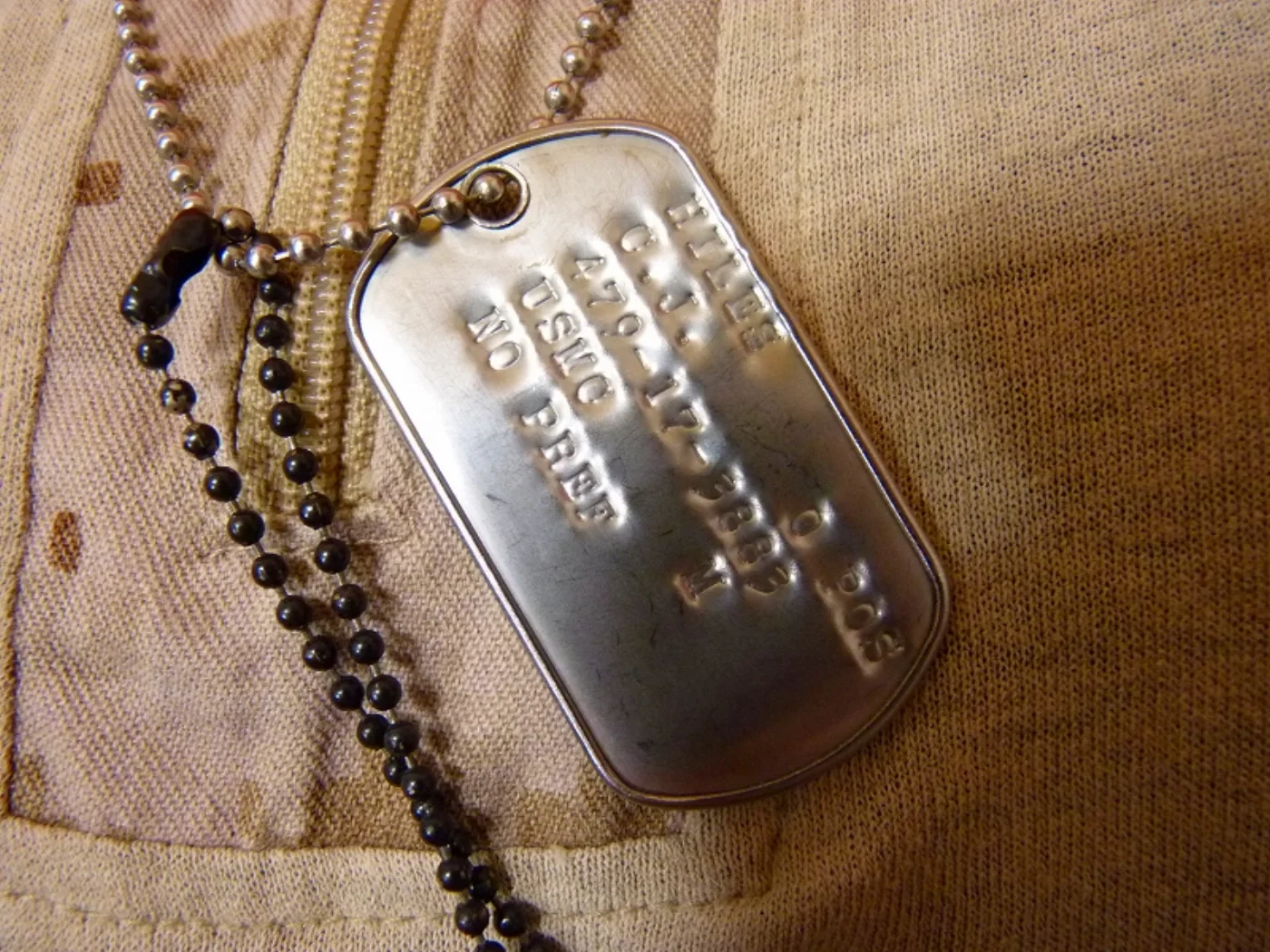 ミリタリーショップ 南国百貨店.COM|沖縄 DOGTAG ドッグタグ 米軍実物 [Q-1400] - DOGTAG ド 記録写真7