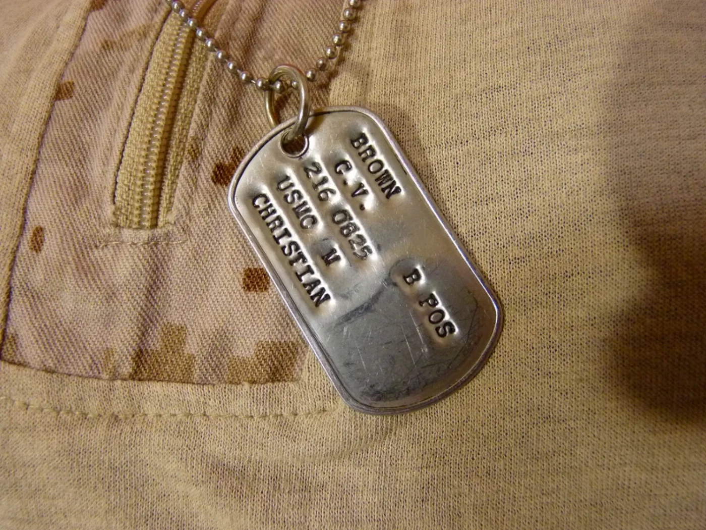 ミリタリーショップ 南国百貨店.COM|沖縄 DOGTAG ドッグタグ 米軍実物 [Q-1402] - DOGTAG ド 記録写真3
