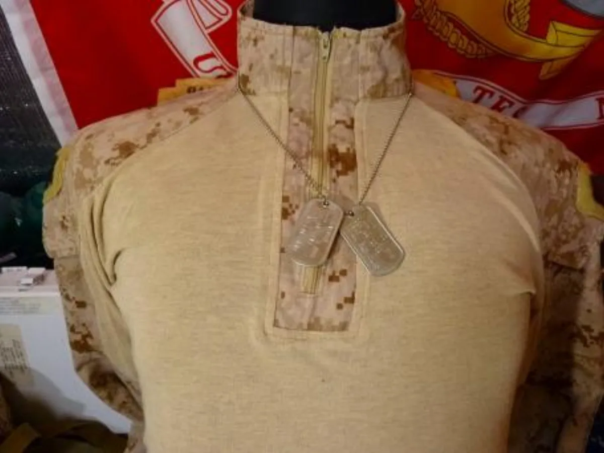ミリタリーショップ 南国百貨店.COM|沖縄 DOGTAG ドッグタグ 米軍実物 [Q-1403] - DOGTAG ド 記録写真1