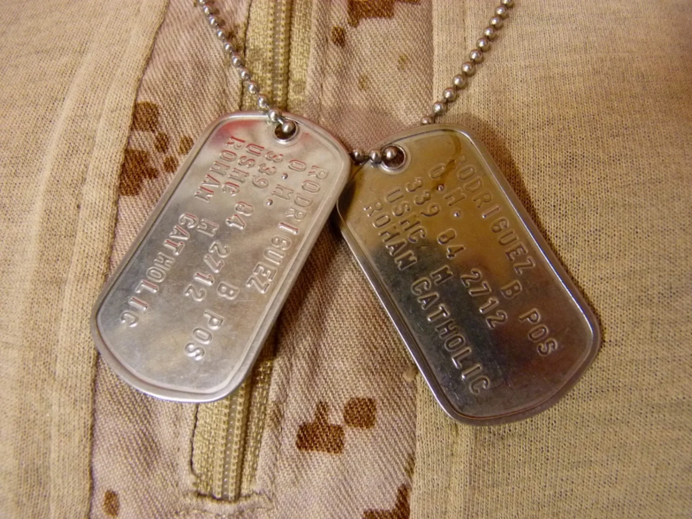 ミリタリーショップ 南国百貨店.COM|沖縄 DOGTAG ドッグタグ 米軍実物 [Q-1403] - DOGTAG ド 記録写真3