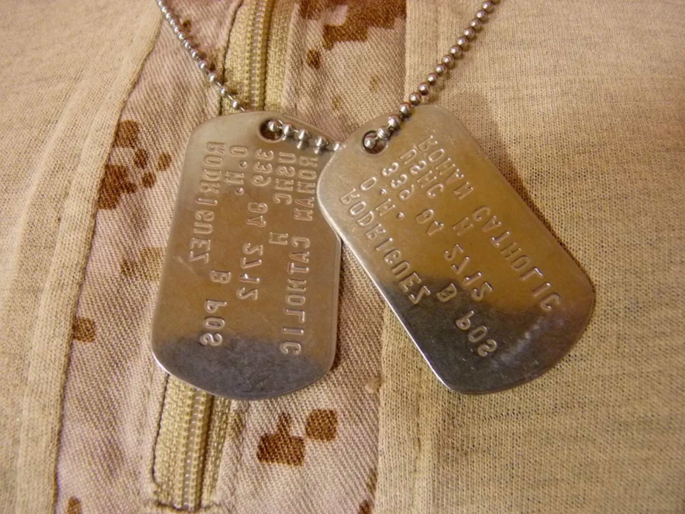 ミリタリーショップ 南国百貨店.COM|沖縄 DOGTAG ドッグタグ 米軍実物 [Q-1403] - DOGTAG ド 記録写真4