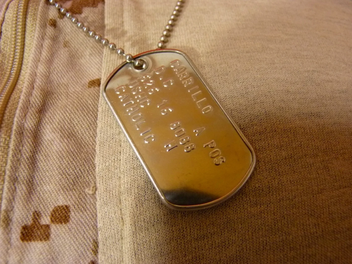 ミリタリーショップ 南国百貨店.COM|沖縄 DOGTAG ドッグタグ 米軍実物 [Q-1404] - DOGTAG ド 記録写真5