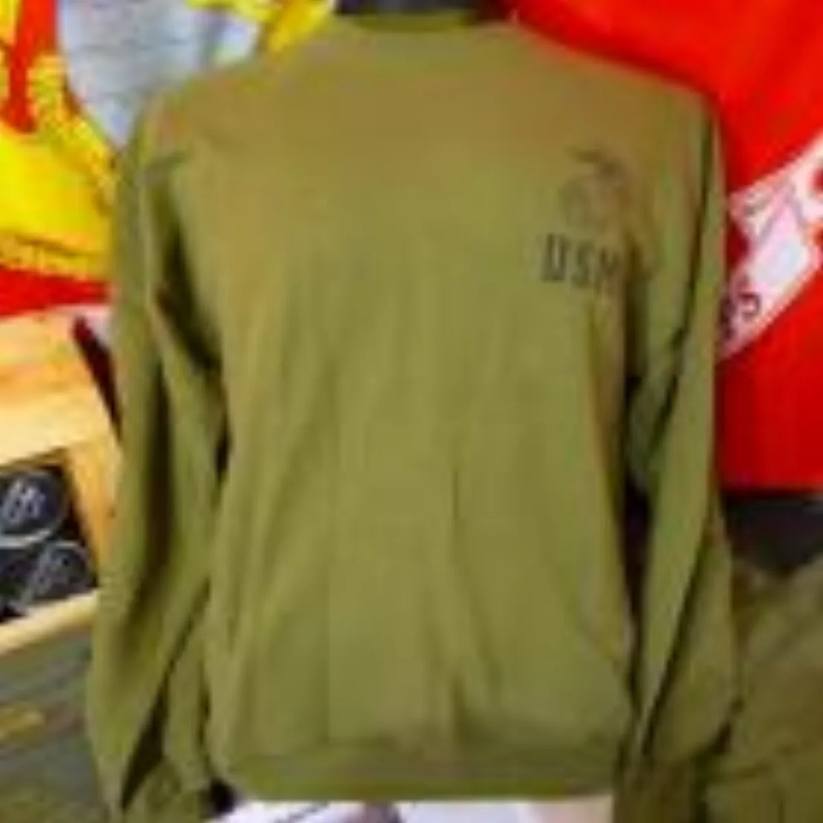 ミリタリーショップ 南国百貨店.COM|沖縄 USMC スウェットシャツ トレーナー L [ZZ Q-1418] - U 記録写真1