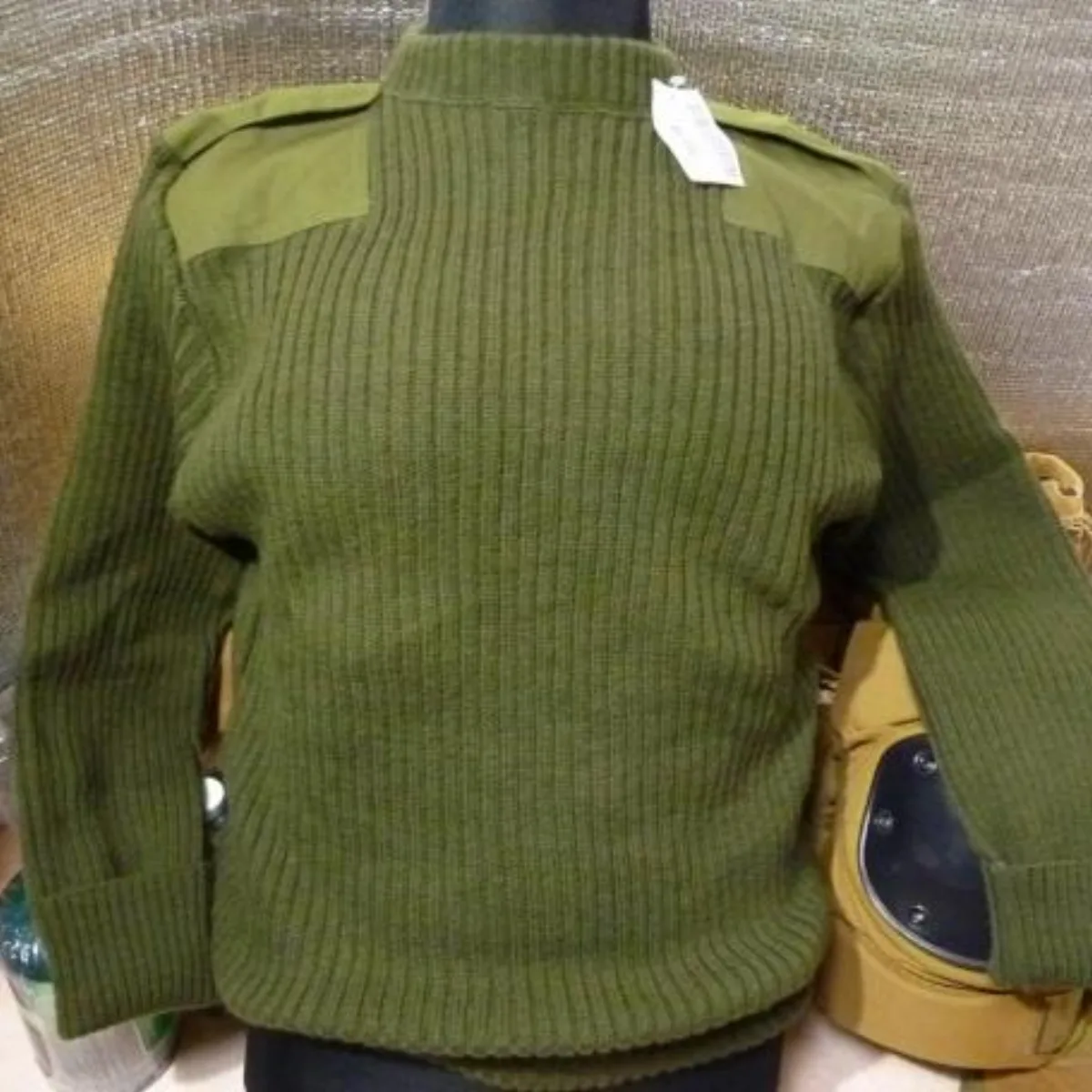 ミリタリーショップ 南国百貨店.COM|沖縄 ミリタリーセーター サイズ(M)40 OD 新品 [Q-1215] - U 記録写真1