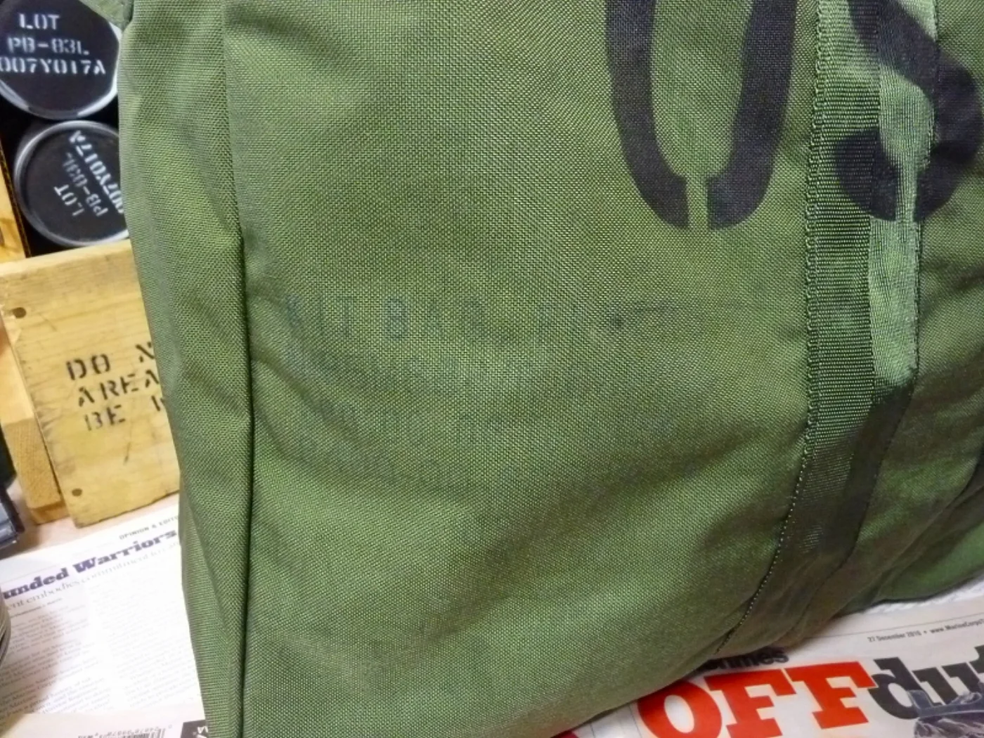 ミリタリーショップ 南国百貨店.COM|沖縄 USMC KIT BAG キットバッグ 【ステンシル】 [Q-1452] 記録写真3