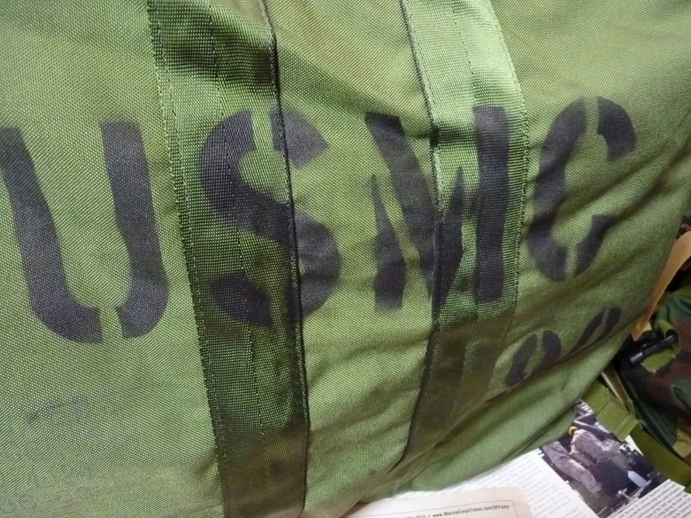 ミリタリーショップ 南国百貨店.COM|沖縄 USMC KIT BAG キットバッグ 【ステンシル】 [Q-1452] 記録写真4