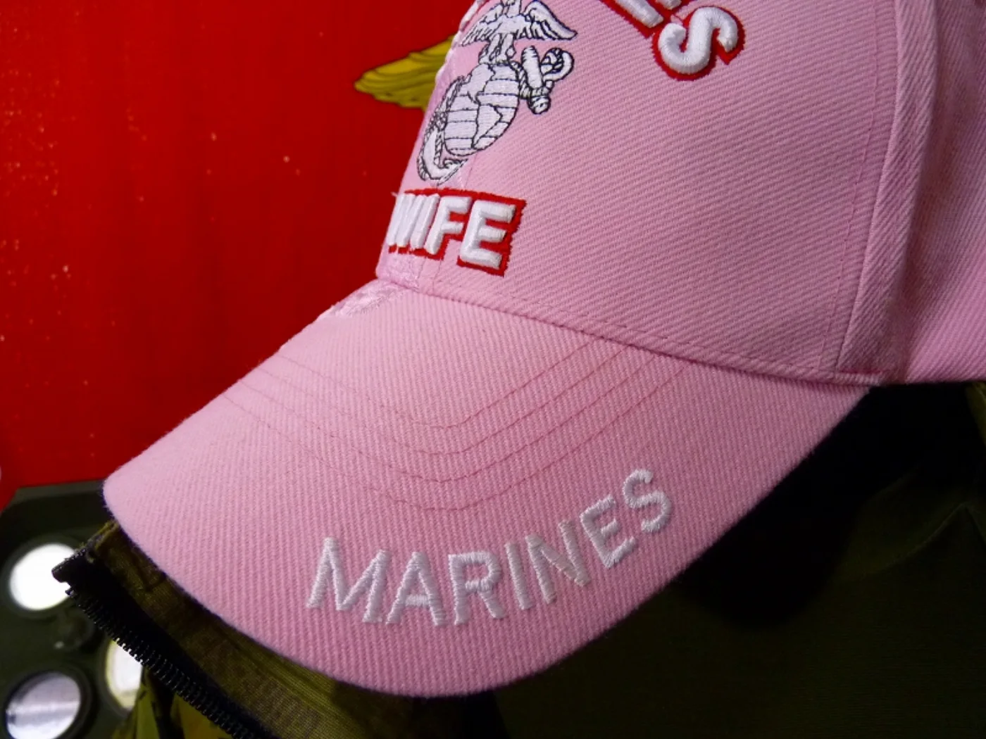 ミリタリーショップ 南国百貨店.COM|沖縄 USMC グローバルアンカー キャップ ピンク 新品 [ZZ Q-1438 記録写真5