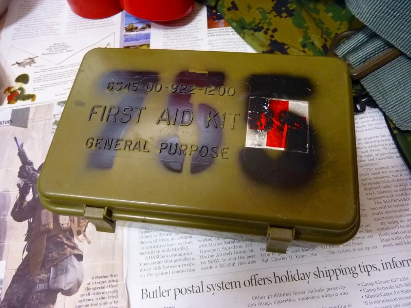 ミリタリーショップ 南国百貨店.COM|沖縄 FIRST AID KIT 中身入り プラスチックケース [ZZ Q-14 記録写真2