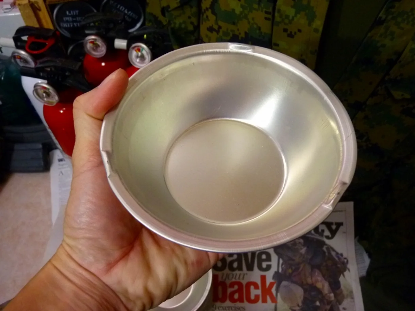 ミリタリーショップ 南国百貨店.COM|沖縄 アルミ製のカップ 直径14cm 深さ4㎝ 新品 [Q-1448] - アル 記録写真3
