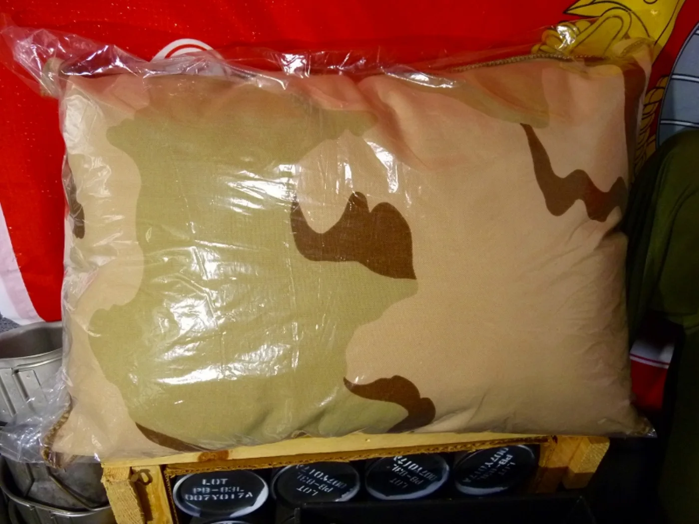 ミリタリーショップ 南国百貨店.COM|沖縄 ３Cデザートカラーのまくら 新品 [ZZ Q-1479] - ３Cデザート 記録写真3