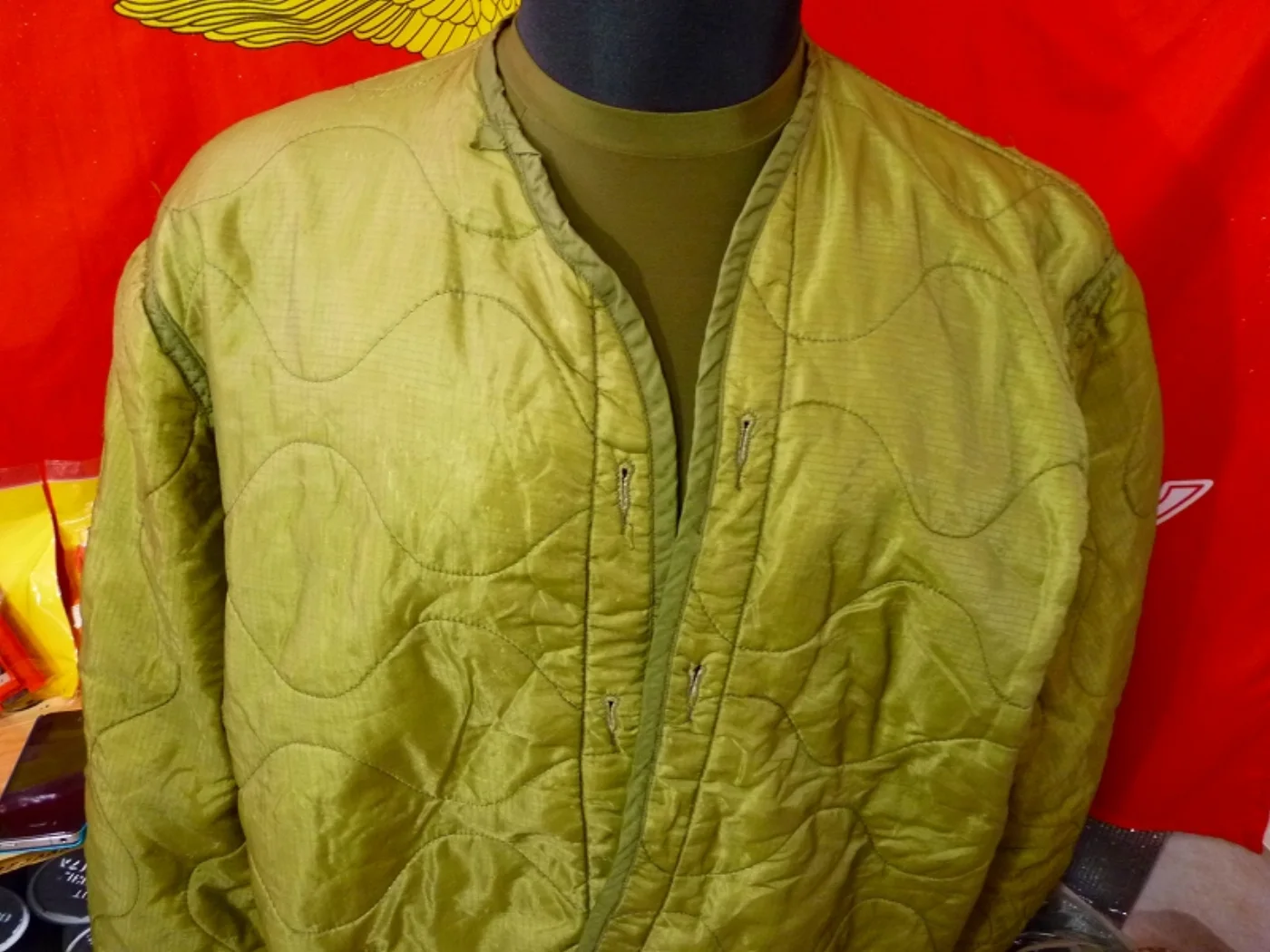 ミリタリーショップ 南国百貨店.COM|沖縄 M65 ジャケット用ライナー L 中古 [ZZ Q-1492] - M65 記録写真5
