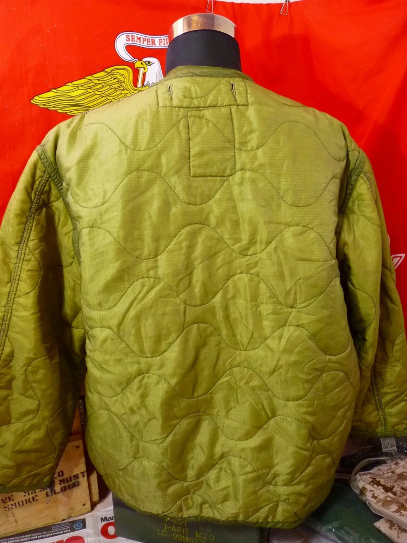 ミリタリーショップ 南国百貨店.COM|沖縄 M65 ジャケット用ライナー L 中古 [ZZ Q-1492] - M65 記録写真7