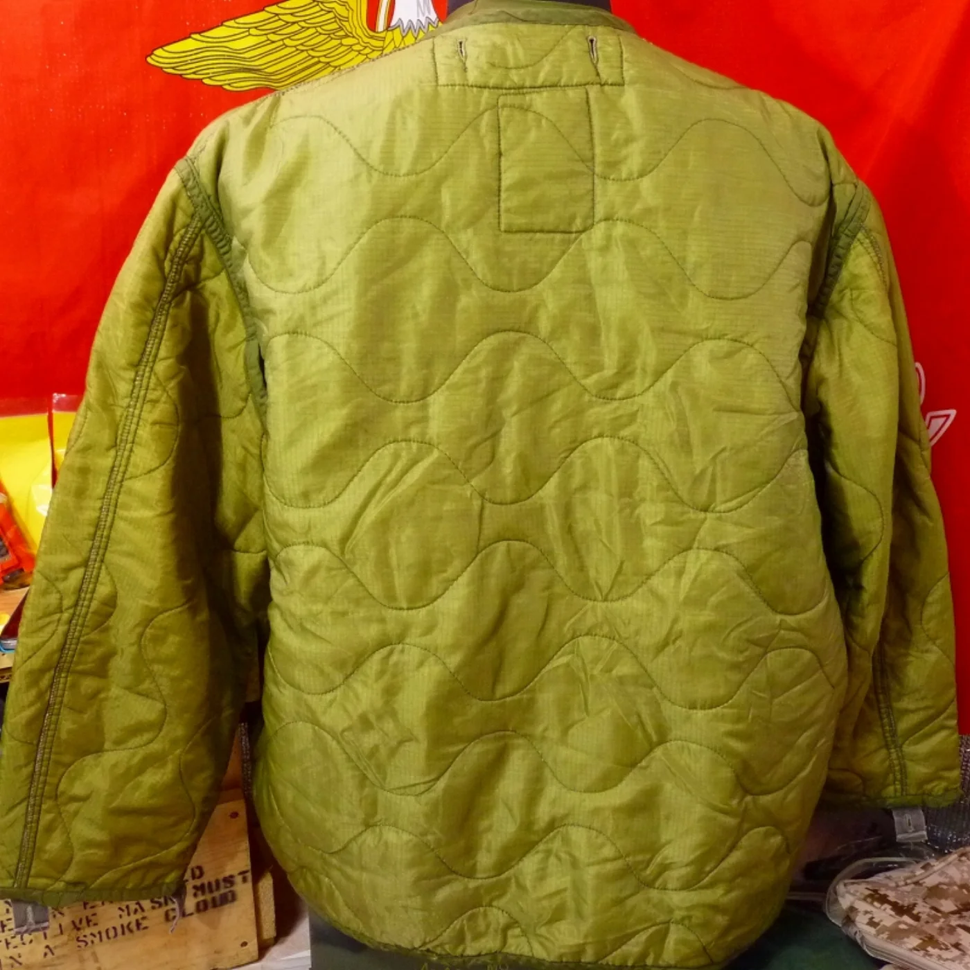 ミリタリーショップ 南国百貨店.COM|沖縄 M65 ジャケット用ライナー L 中古 [ZZ Q-1492] - M65 記録写真8