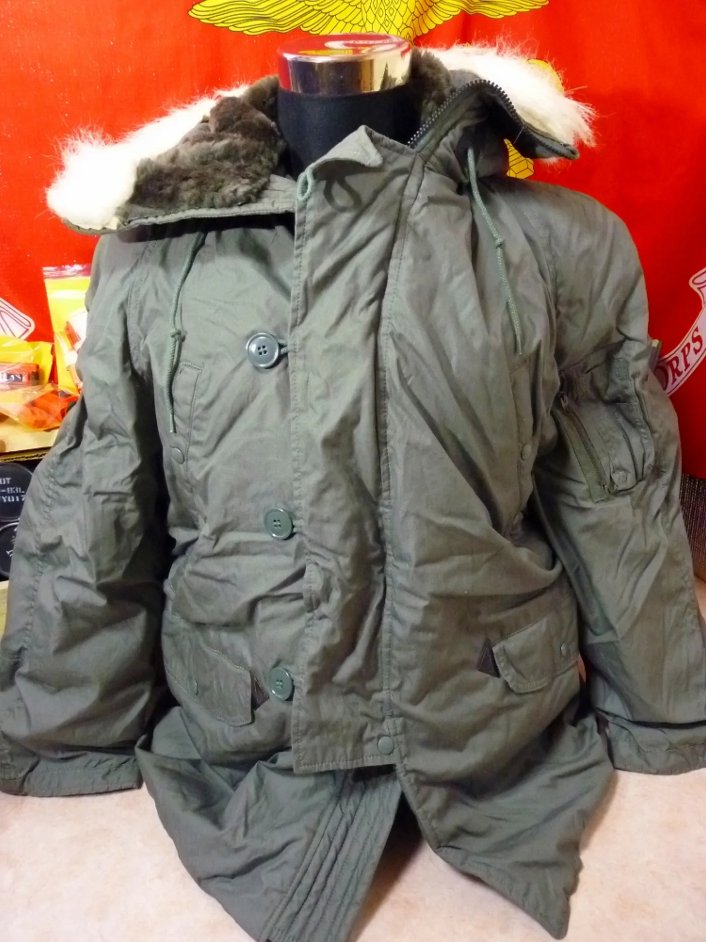 ミリタリーショップ 南国百貨店.COM|沖縄 N-3B PARKA EXTREME COLD WEATHER M [ZZ 記録写真3