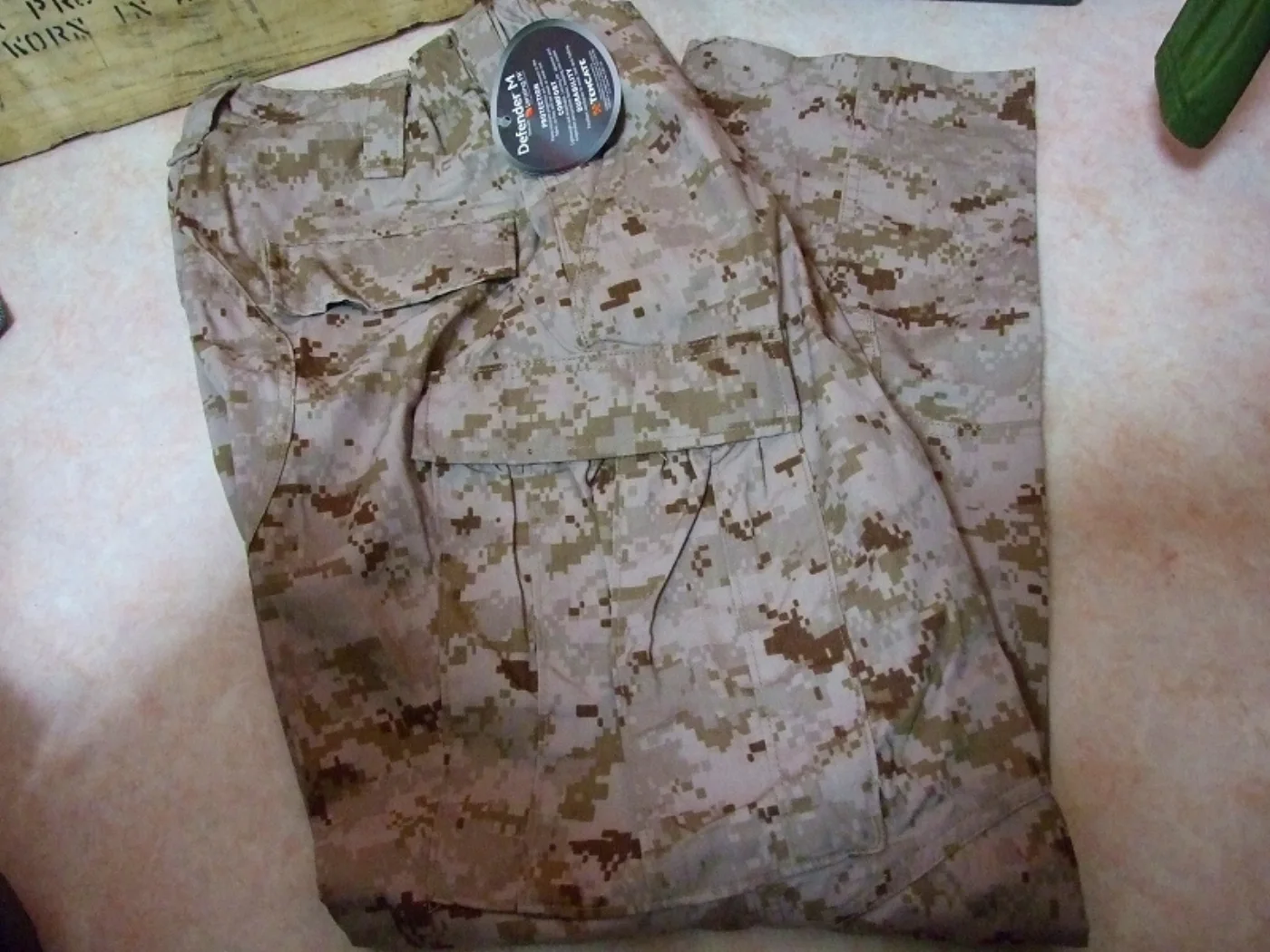 ミリタリーショップ 南国百貨店.COM|沖縄 USMC FROG デザート コンバットパンツ M-R 新品 ベルトサービ 記録写真2