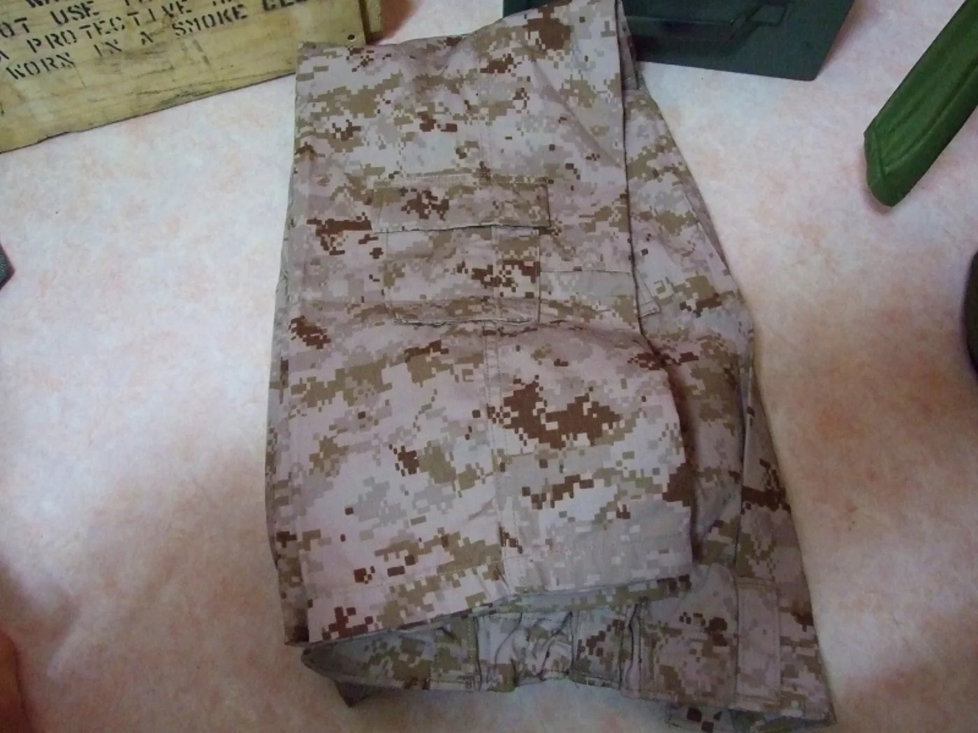 ミリタリーショップ 南国百貨店.COM|沖縄 USMC FROG デザート コンバットパンツ M-R 新品 ベルトサービ 記録写真6