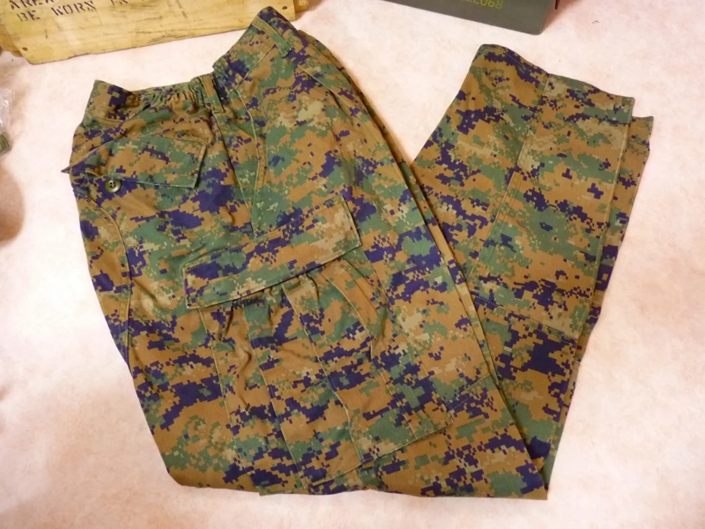 ミリタリーショップ 南国百貨店.COM|沖縄 USMC マーパット ウッドランドパンツ M-R [ZZ Q-1537] 記録写真2
