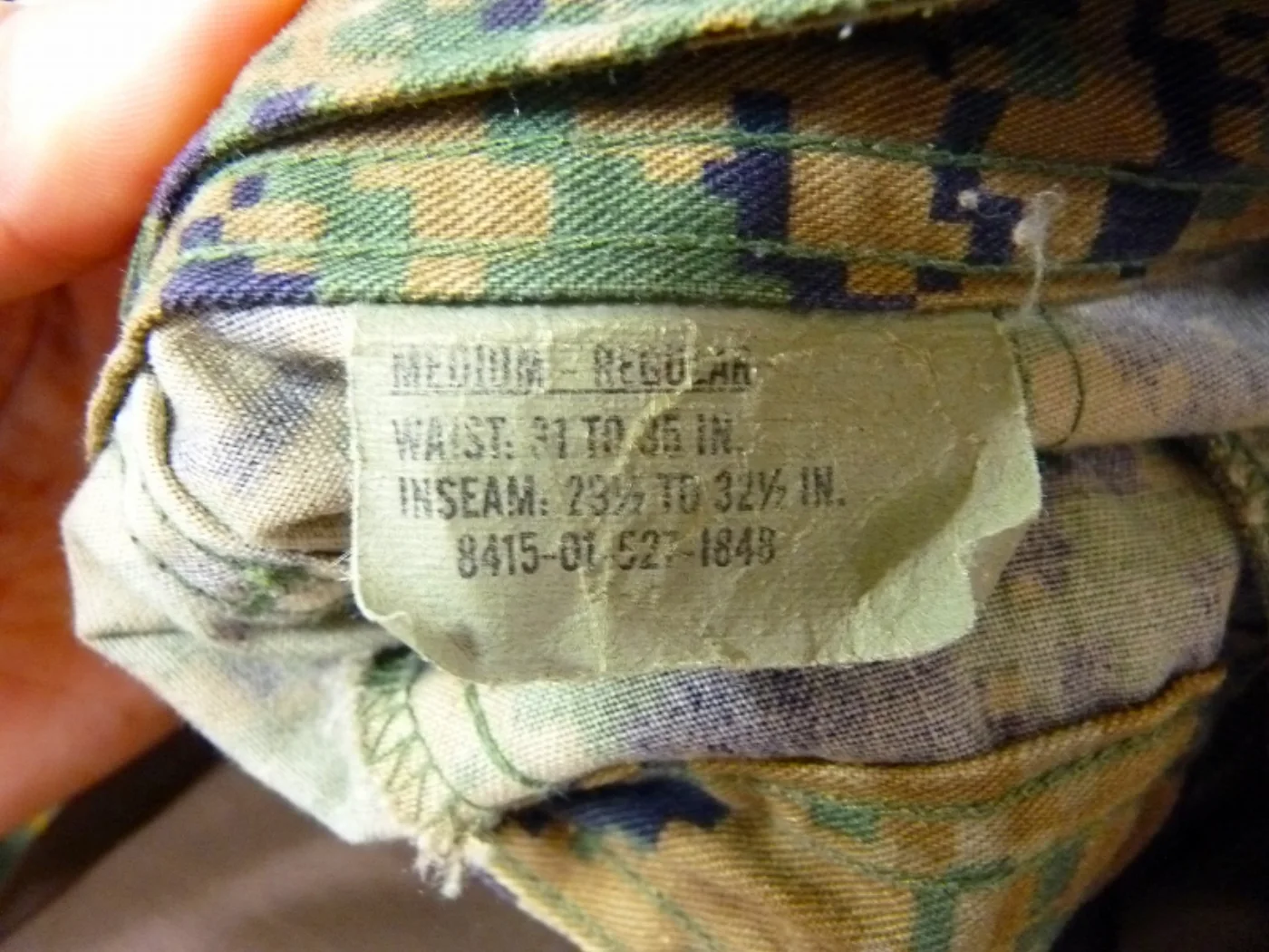 ミリタリーショップ 南国百貨店.COM|沖縄 USMC マーパット ウッドランドパンツ M-R [ZZ Q-1537] 記録写真4