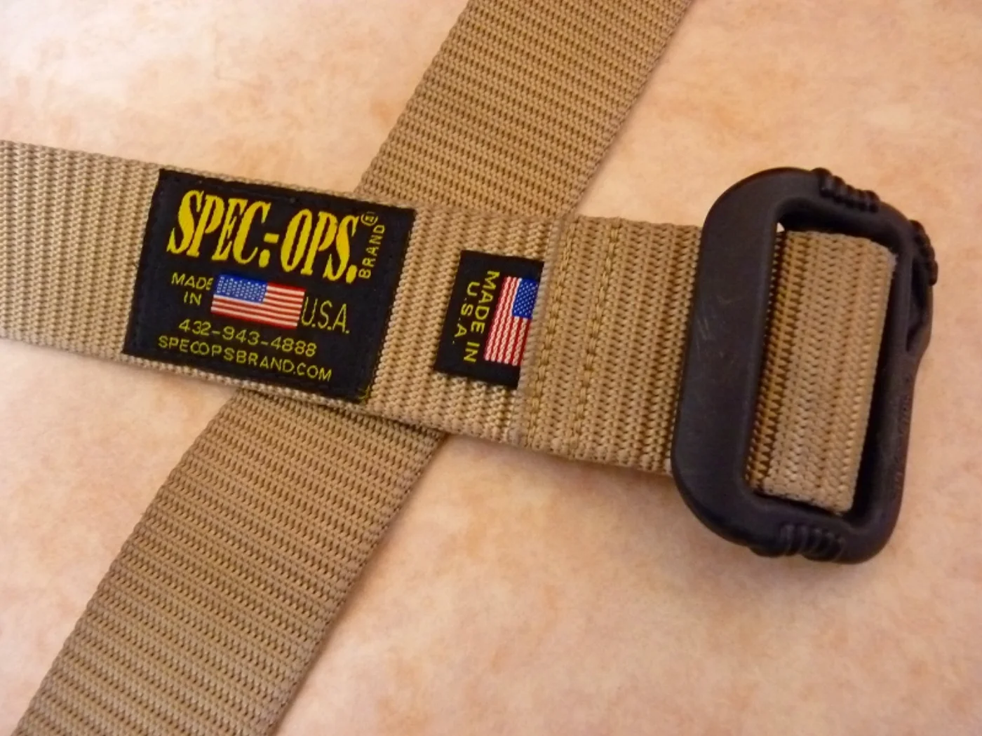 ミリタリーショップ 南国百貨店.COM|沖縄 SPEC-OPS 新型 BDUベルト TAN [ZZ Q-1539] - 記録写真3