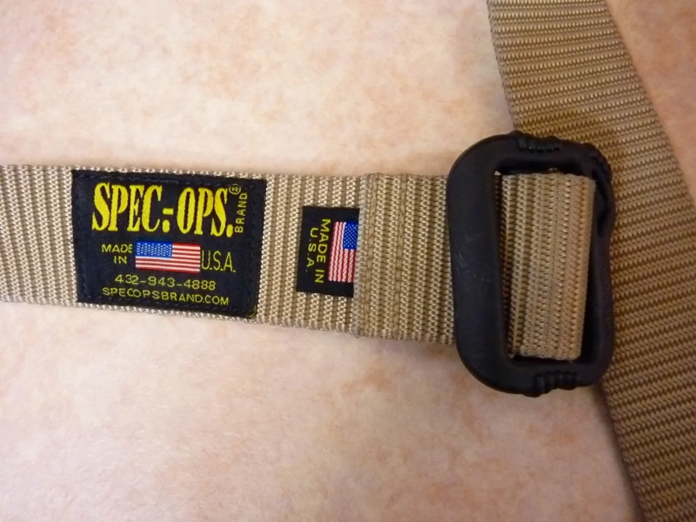 ミリタリーショップ 南国百貨店.COM|沖縄 SPEC-OPS 新型 BDUベルト TAN [ZZ Q-1539] - 記録写真4