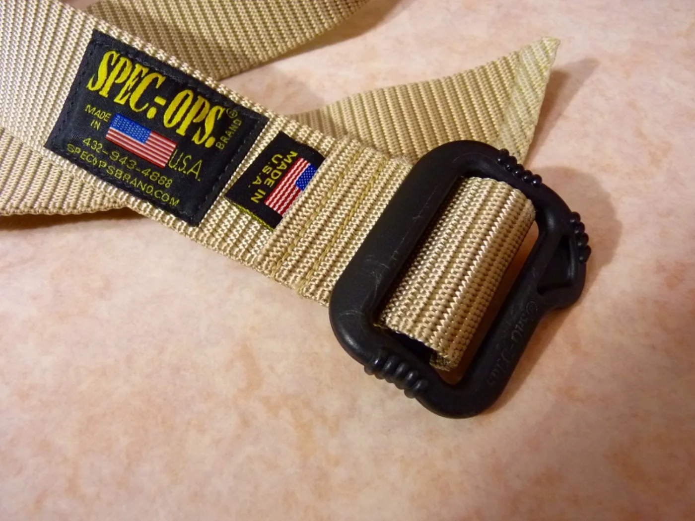 ミリタリーショップ 南国百貨店.COM|沖縄 SPEC-OPS 新型 BDUベルト TAN [ZZ Q-1541] - 記録写真3