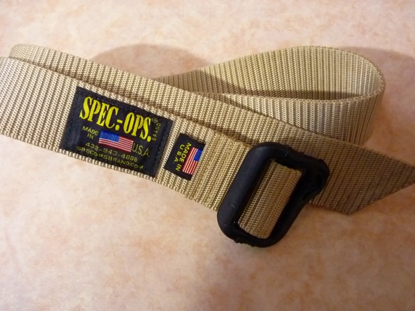ミリタリーショップ 南国百貨店.COM|沖縄 SPEC-OPS 新型 BDUベルト TAN [ZZ Q-1541] - 記録写真4